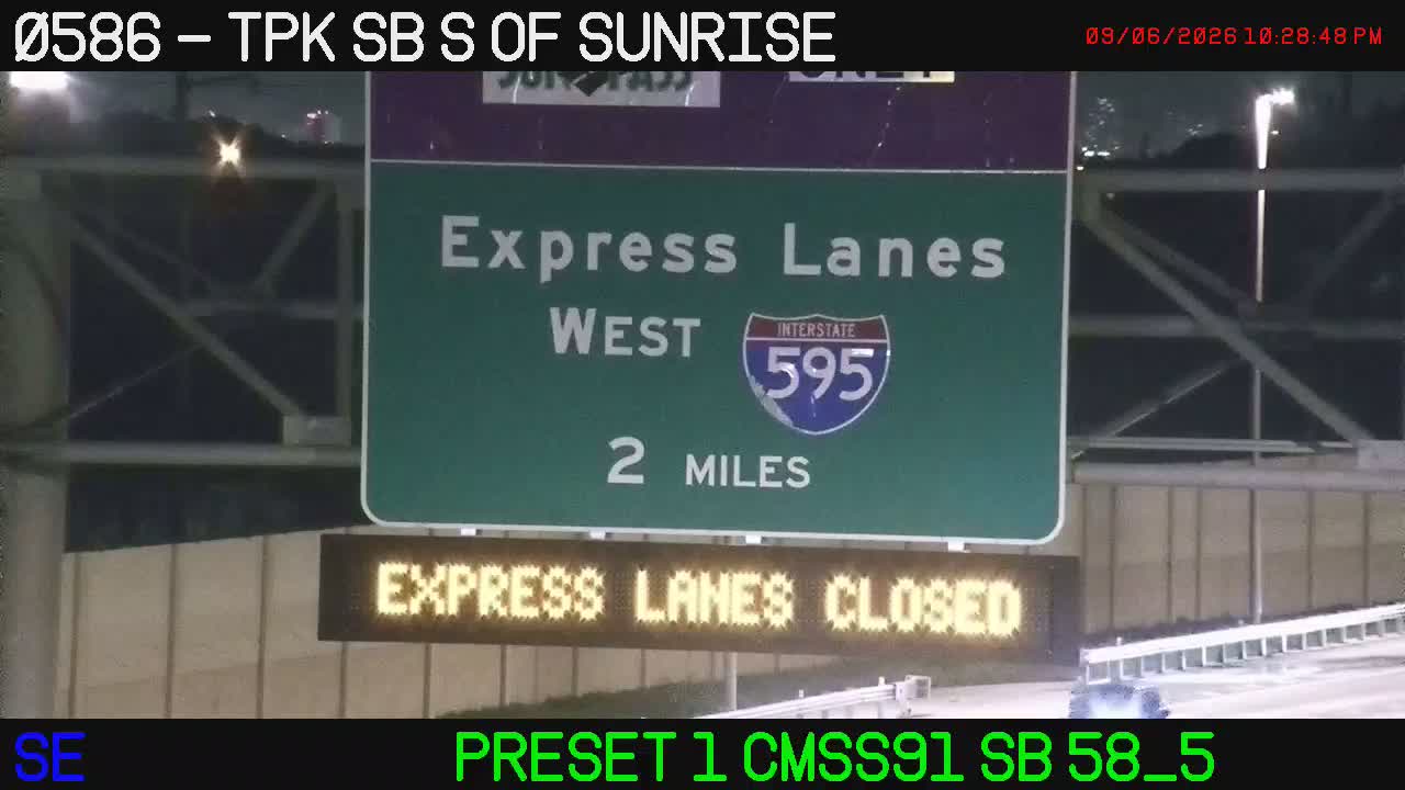 0586 MP 58.6 (S of Sunrise Blvd)