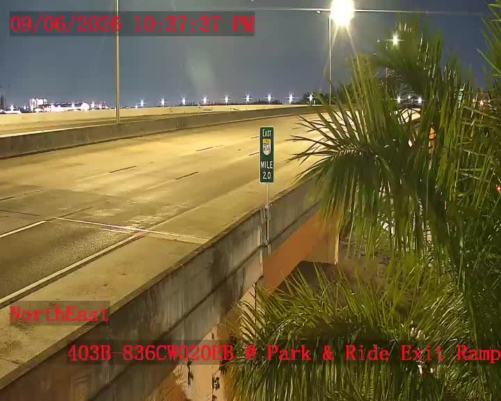 403B-SR836CW020EB at Park & Ride Exit Ramp