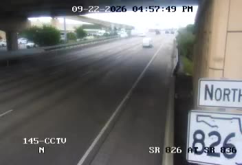 SR 826 SB at SR 836