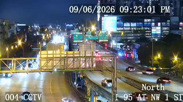 I-95 at Northwest 20th Street
