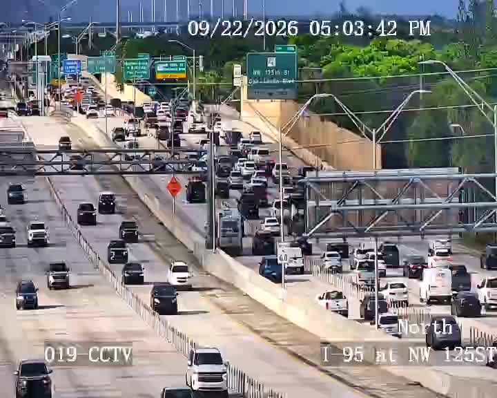 I-95 at Northwest 125th Street