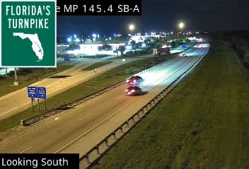 Florida's Turnpike SB at MP 145.4