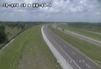 Câmera da FDOT: SR-429, milha 43.3 (sentido sul)