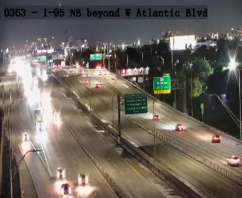 I-95 NB afer W Atlantic Blvd
