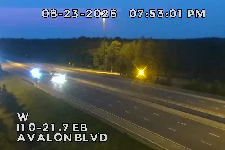 Photo from camera: I10-MM 021.7M-Avalon Blvd (E)