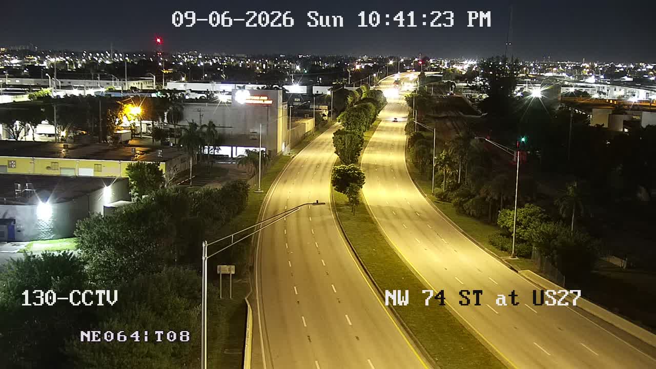 Northwest 74th Street at US-27