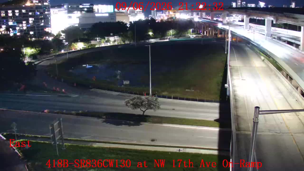 418B-SR836CW130 at NW 17th Ave On Ramp