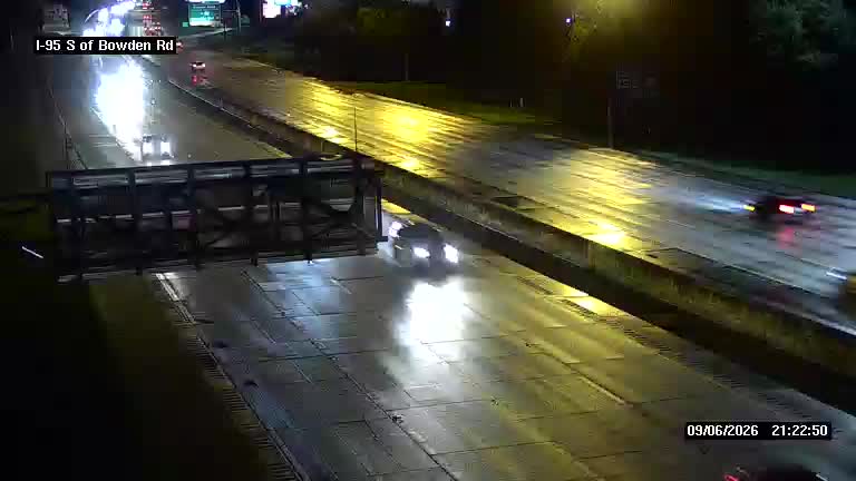 I-95 S of Bowden Rd
