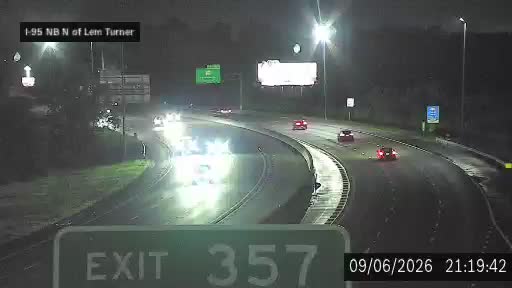 I-95 N of Lem Turner Rd