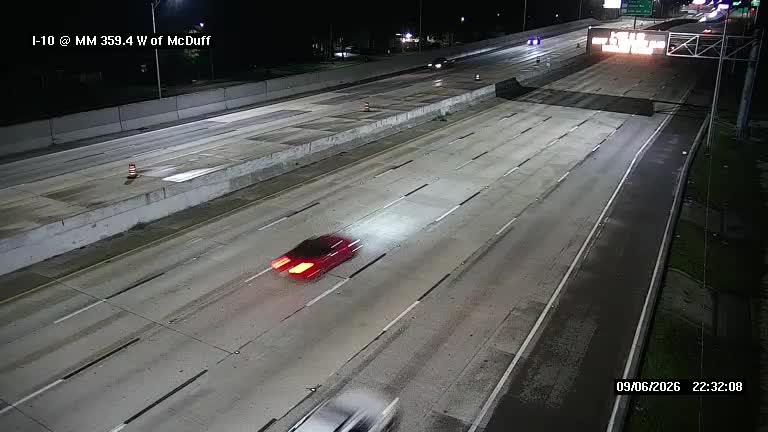 I-10 West of McDuff Ave