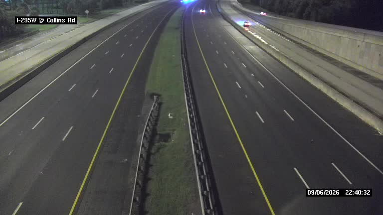 I-295 W at Collins Rd