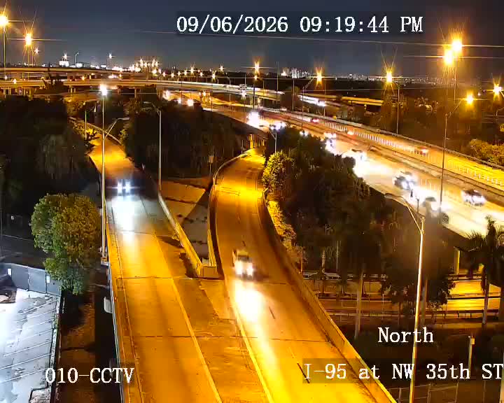 I-95 at Northwest 35th Street