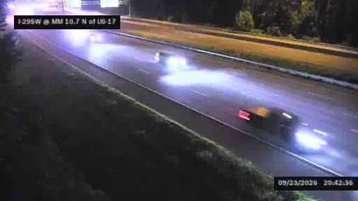 I-295 W at MM 10.7 btwn Blanding and US-17