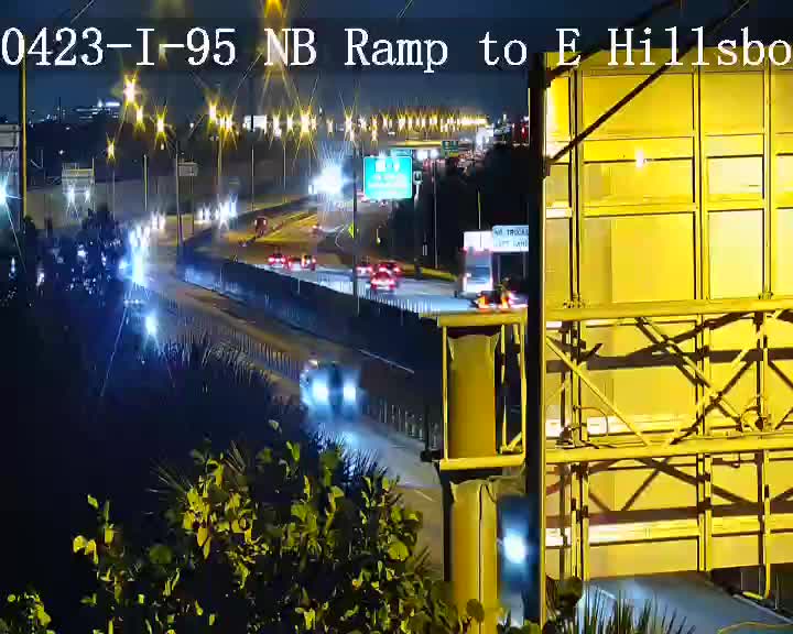 I-95 NB @ Hillsboro Blvd EB Off Ramp