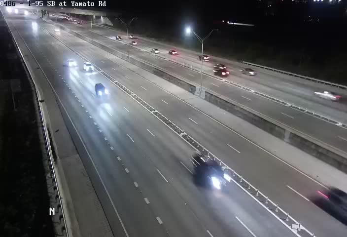 I-95 SB S of Clint Moore Rd